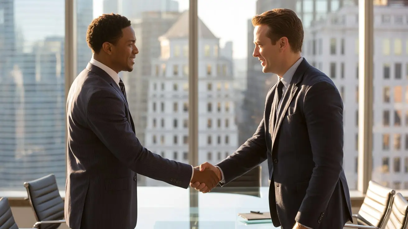 Professional business partnership background representing VersaMart Trading's trusted multi-sector alliance.